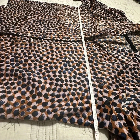 Topshop Animal Smudge Print Balloon Sleeve Satin Top
Blouse Top Size 10 Workwear - Picture 6 of 9